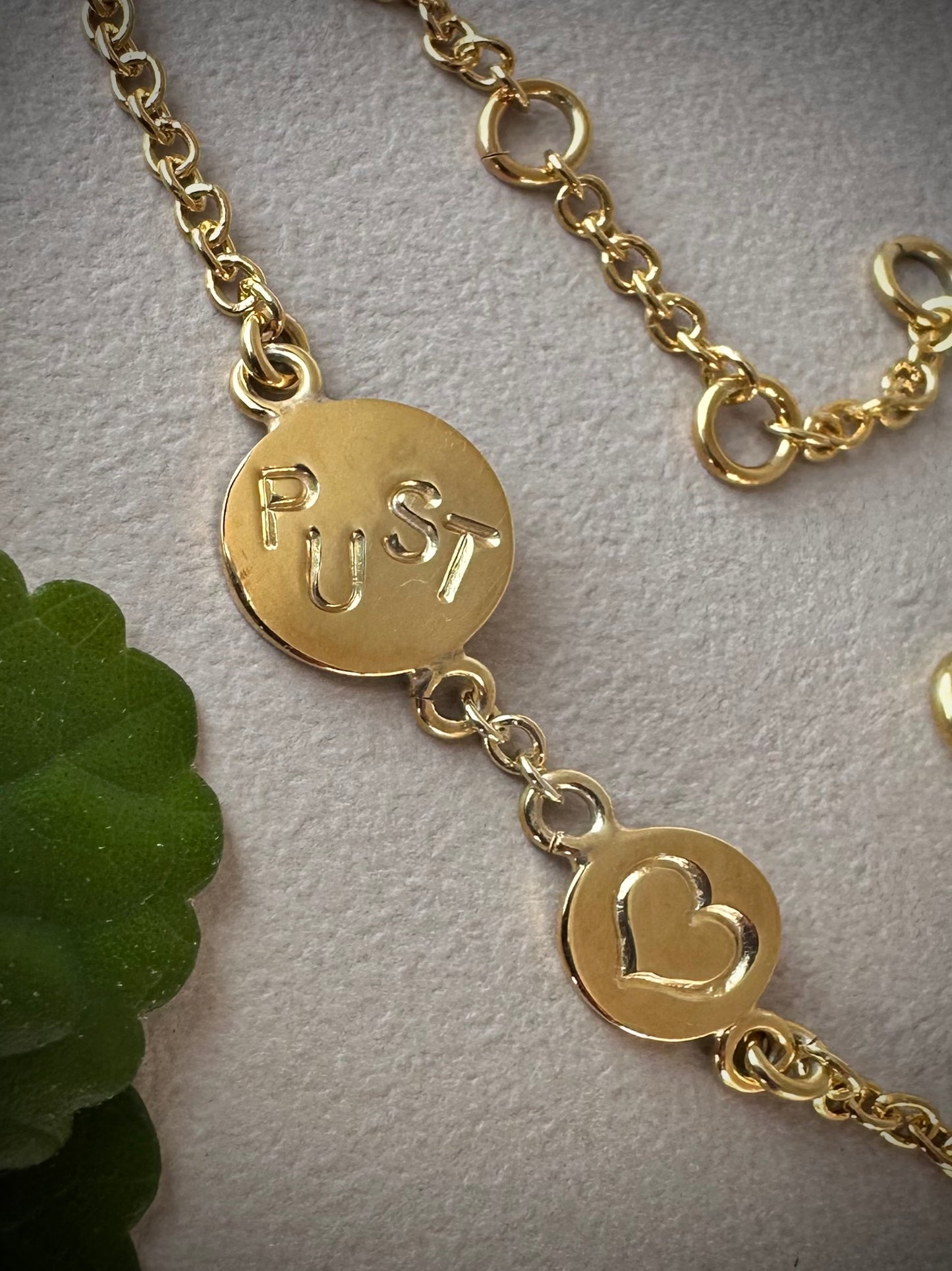 PUST OG HJERTE ARMBÅND