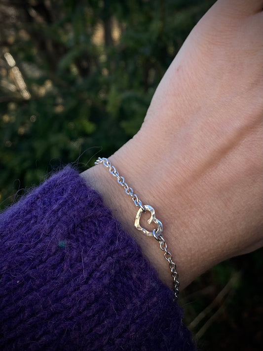 ÅPENT HJERTE - ARMBÅND (LITE HJERTE)