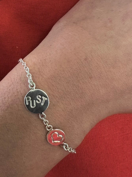 PUST OG HJERTE ARMBÅND