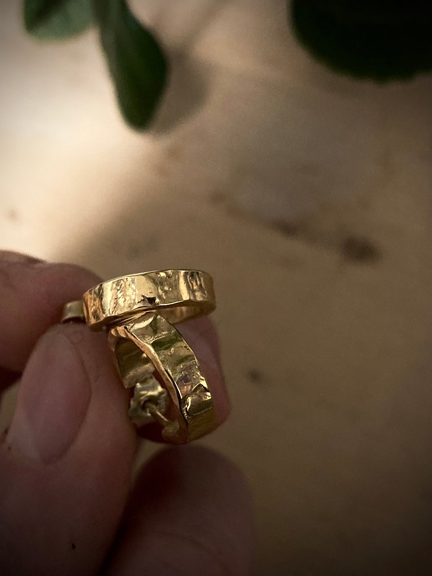 Struktur øreringer- SMALL