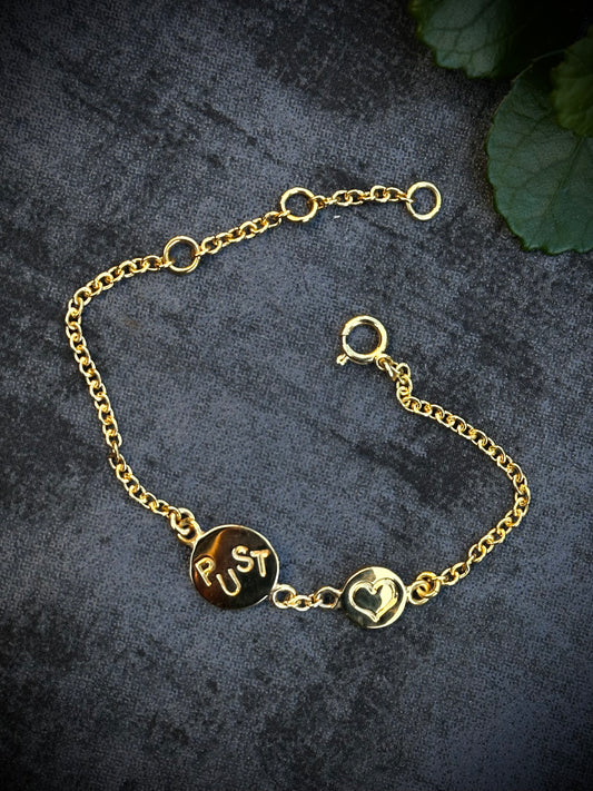 PUST OG HJERTE ARMBÅND