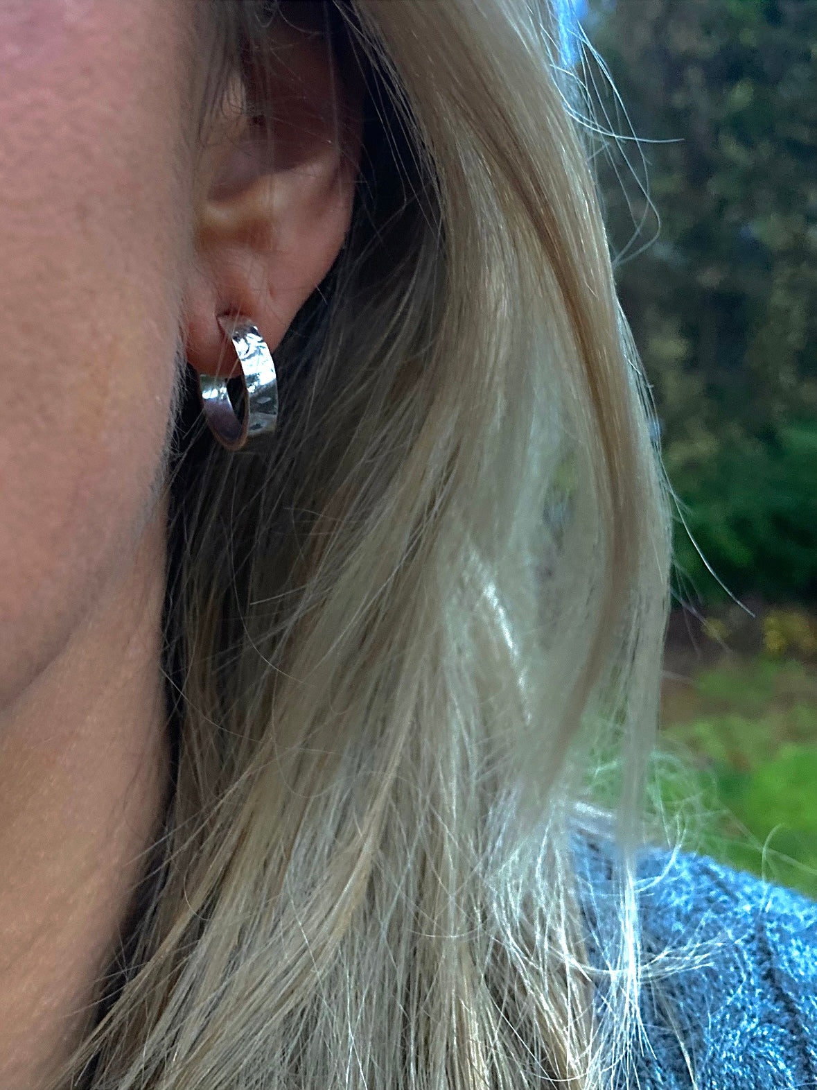 Struktur øreringer- MEDIUM