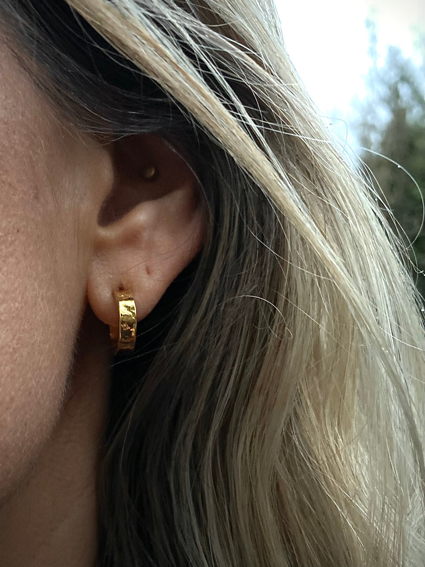 Struktur øreringer- SMALL