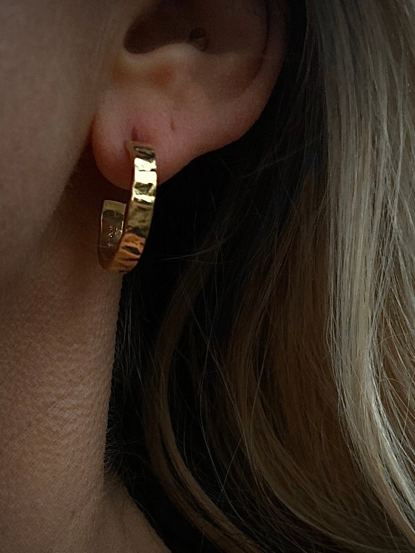 Struktur øreringer - LARGE