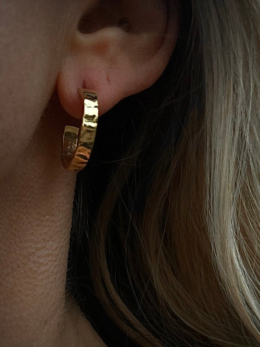 Struktur øreringer - LARGE